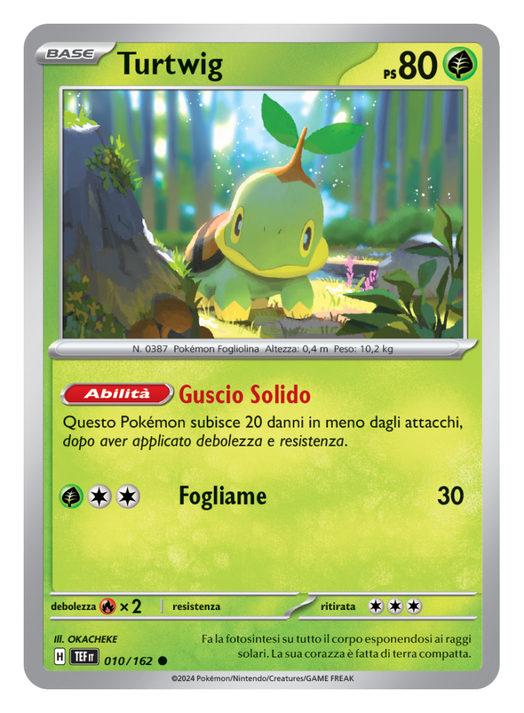 Pokémon S&V Cronoforze: ecco Turtwig e Torterra in anteprima