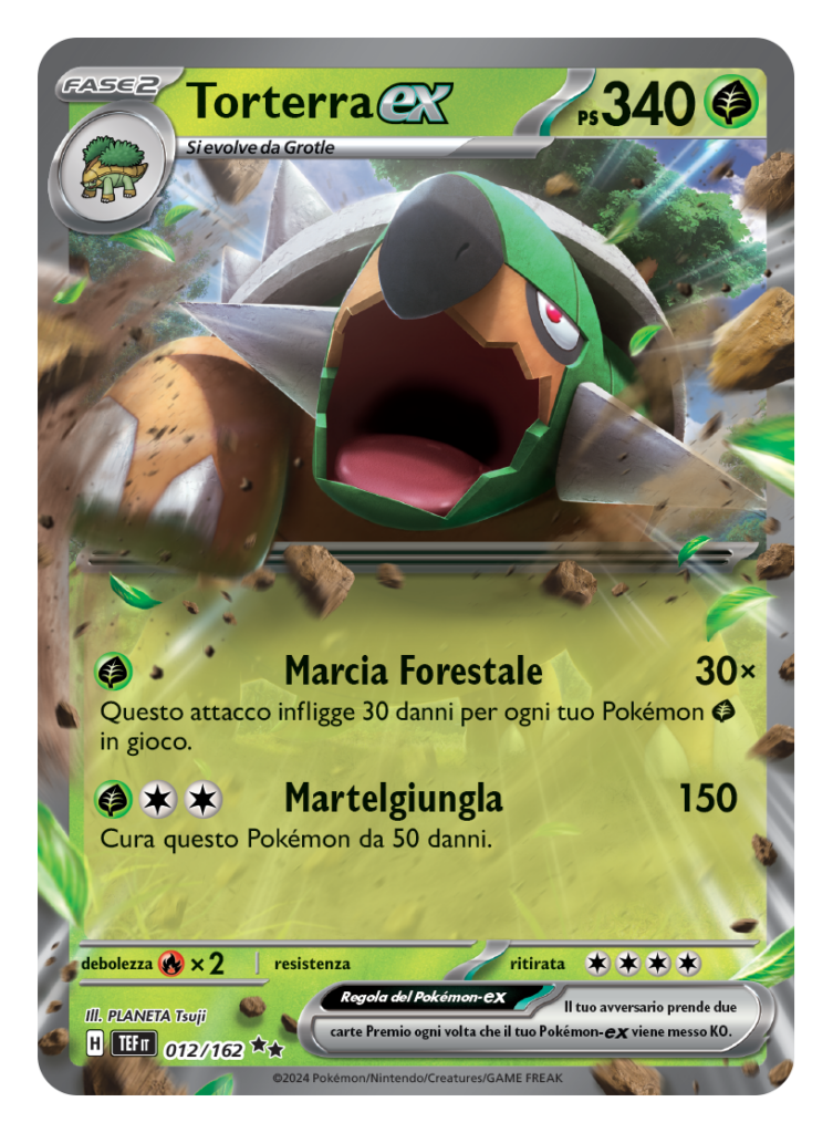 Pokémon S&V Cronoforze: ecco Turtwig e Torterra in anteprima